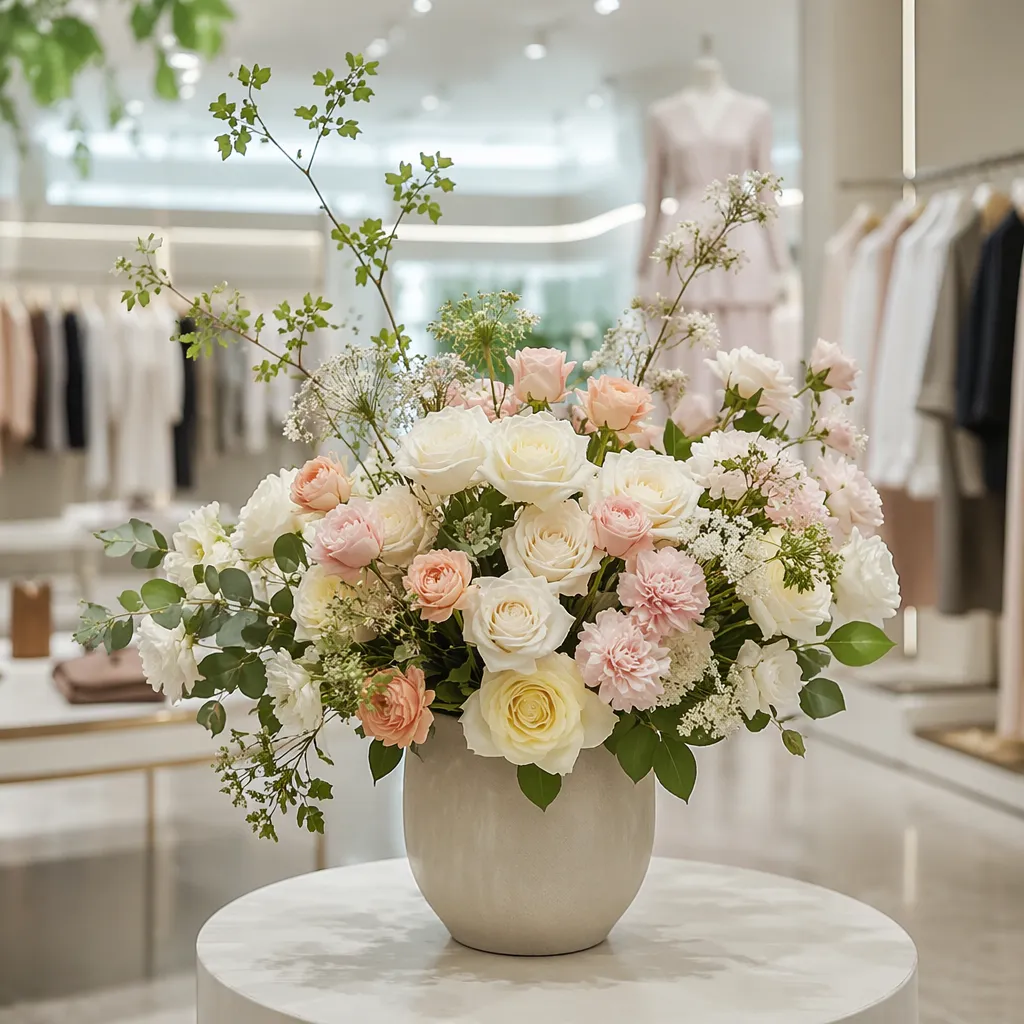 Cách cắm hoa cửa hàng thời trang Đà Nẵng mùa Collection 2026