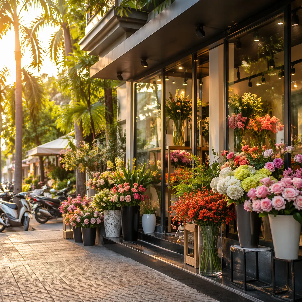Các loại shop hoa trên sàn thương mại điện tử
