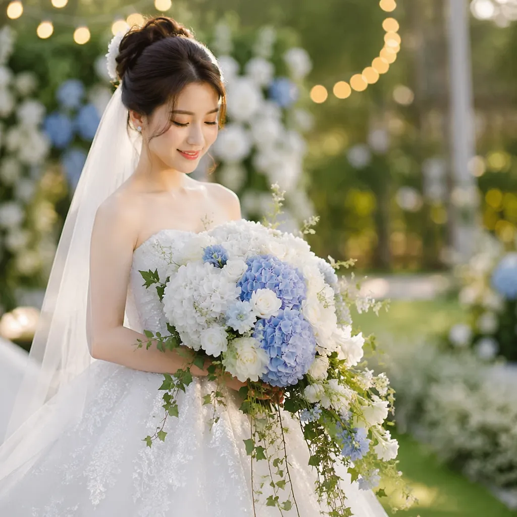 Cẩm tú cầu trong đám cưới