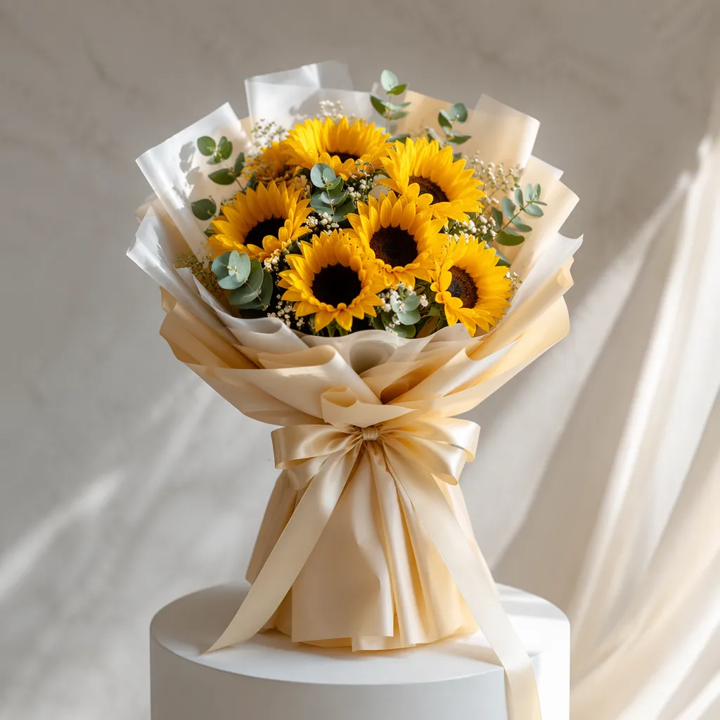Hoa hướng dương tặng ai đẹp nhất và nên phối màu gì để lên ảnh nổi bật?