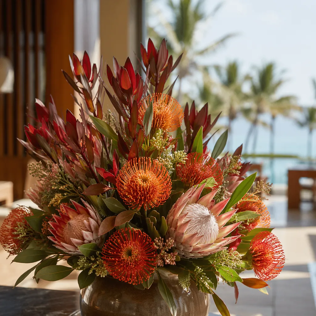 Leucadendron Đà Nẵng cho decor tropical resort