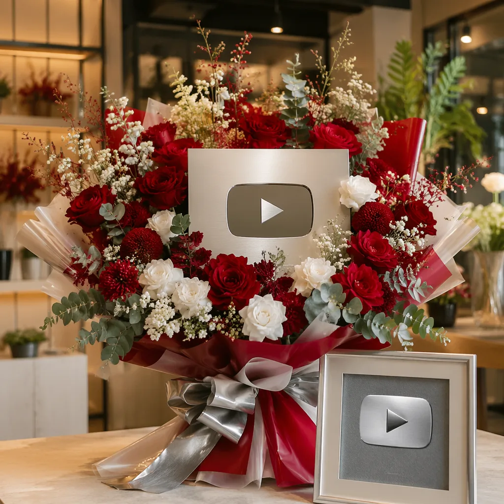Hoa nút bạc YouTube tặng Vlogger, YouTuber Đà Nẵng
