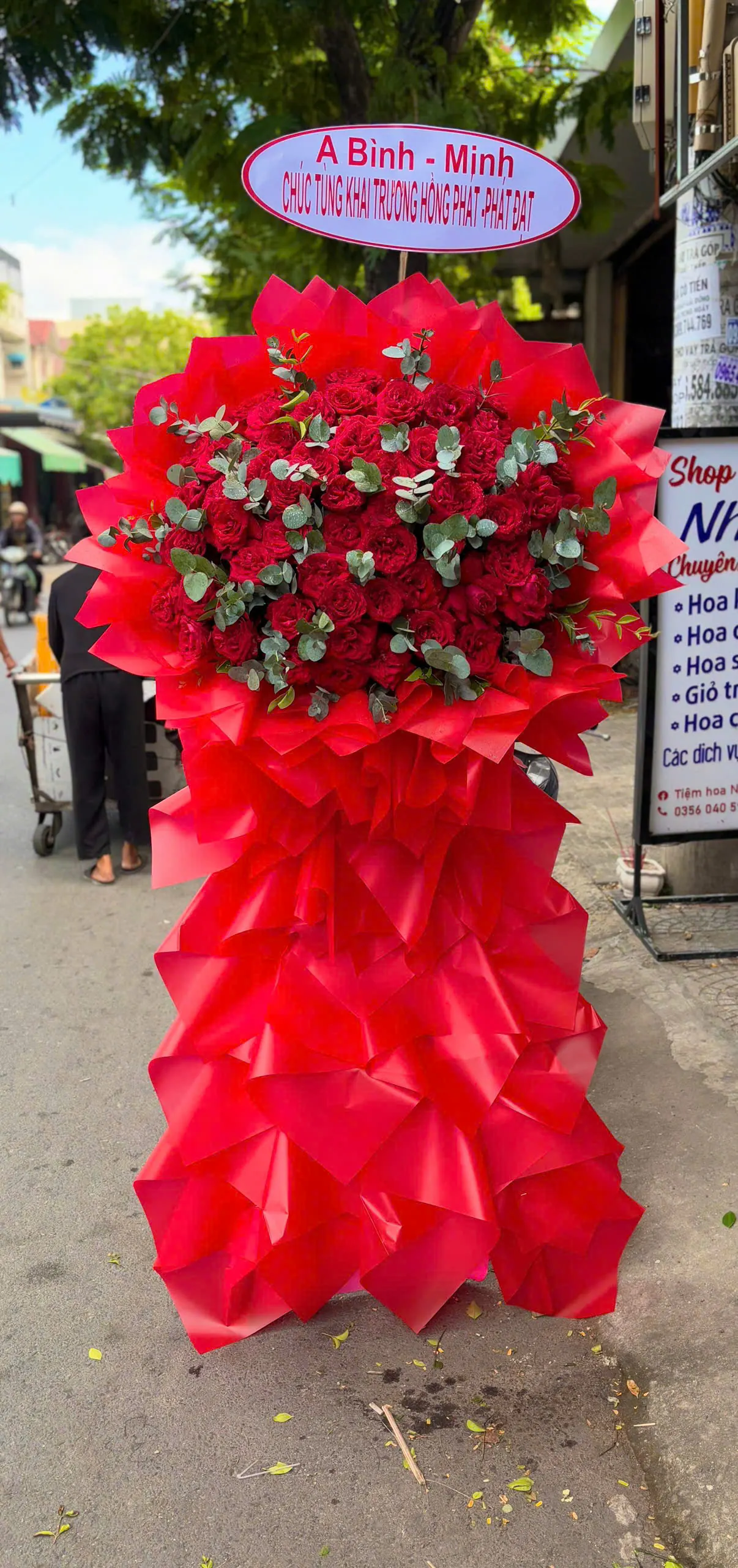 Ảnh 7 của Kệ Hoa Hồng Trắng & Hồng - Khai Trương