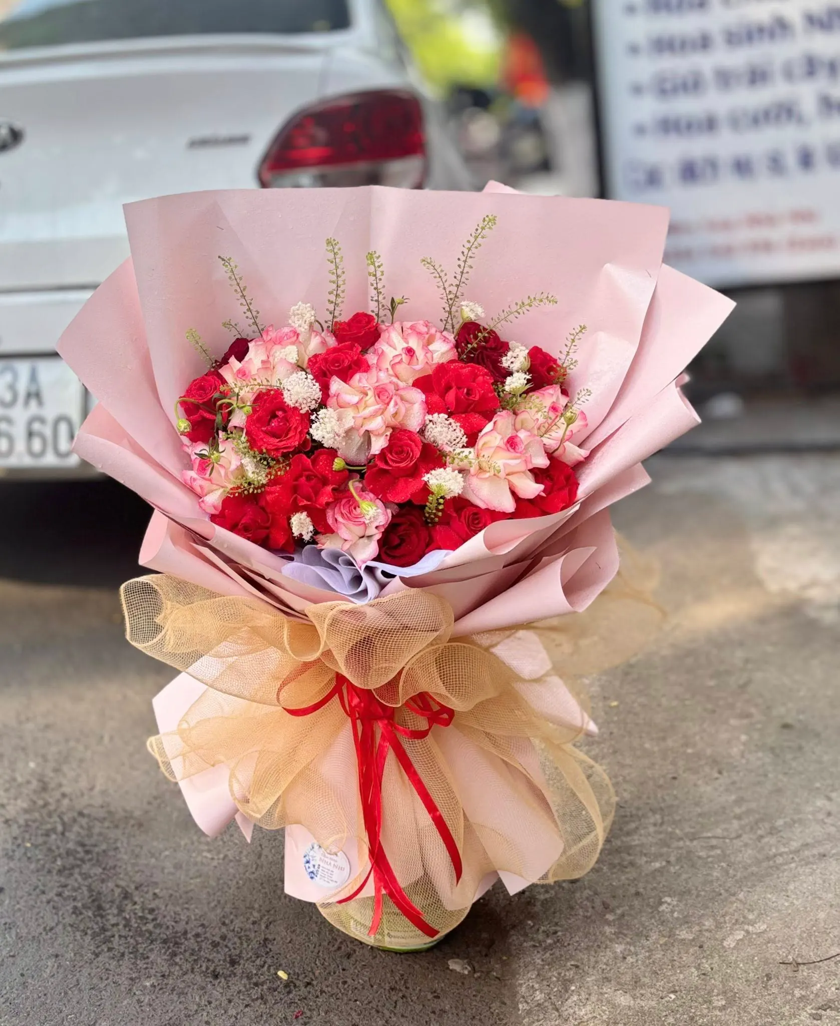 Ảnh 9 của Bó Hoa Hồng Đỏ & Hồng - Valentine