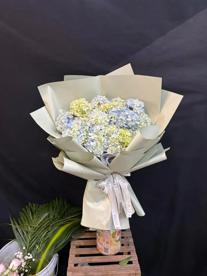 Ảnh 2 của Bó Hoa Hồng Phấn & Hoa Baby & Hồng - Valentine