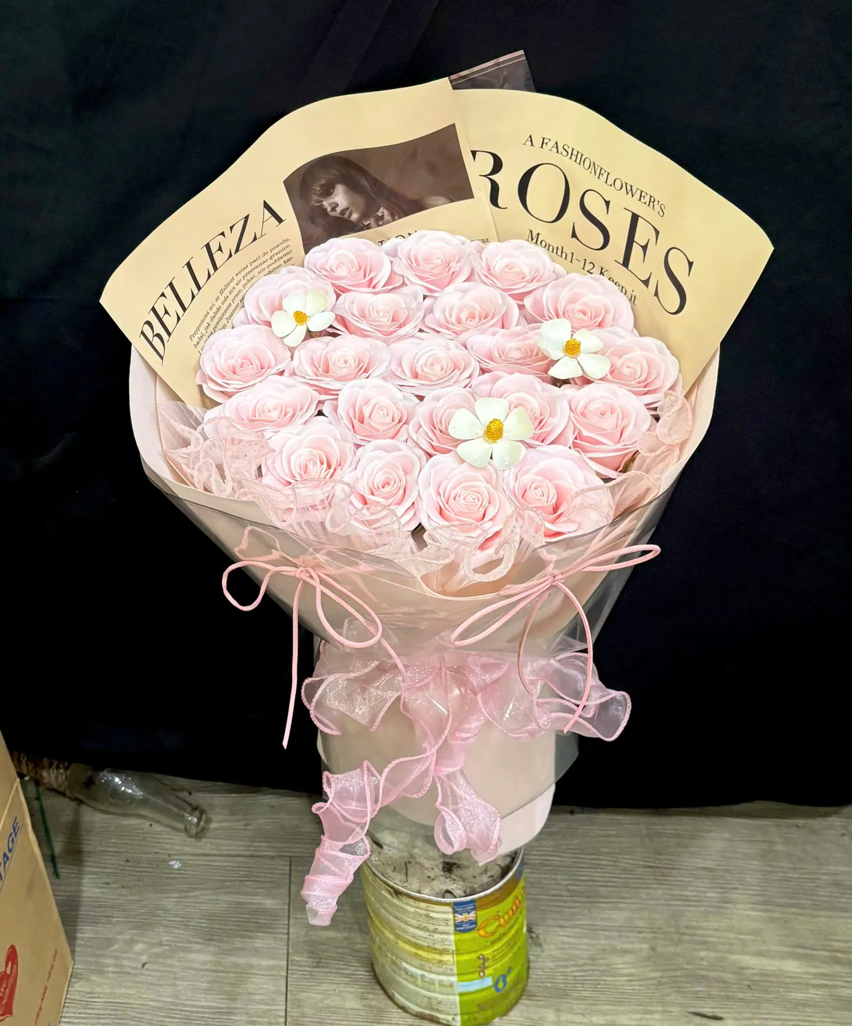 Ảnh 5 của Bó Hoa Hoa Giả Hồng - Valentine