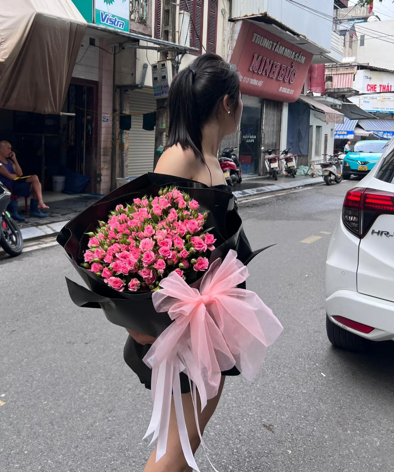 Ảnh 3 của Bó Hoa Hồng Đỏ & Hoa Baby & Hồng - Valentine