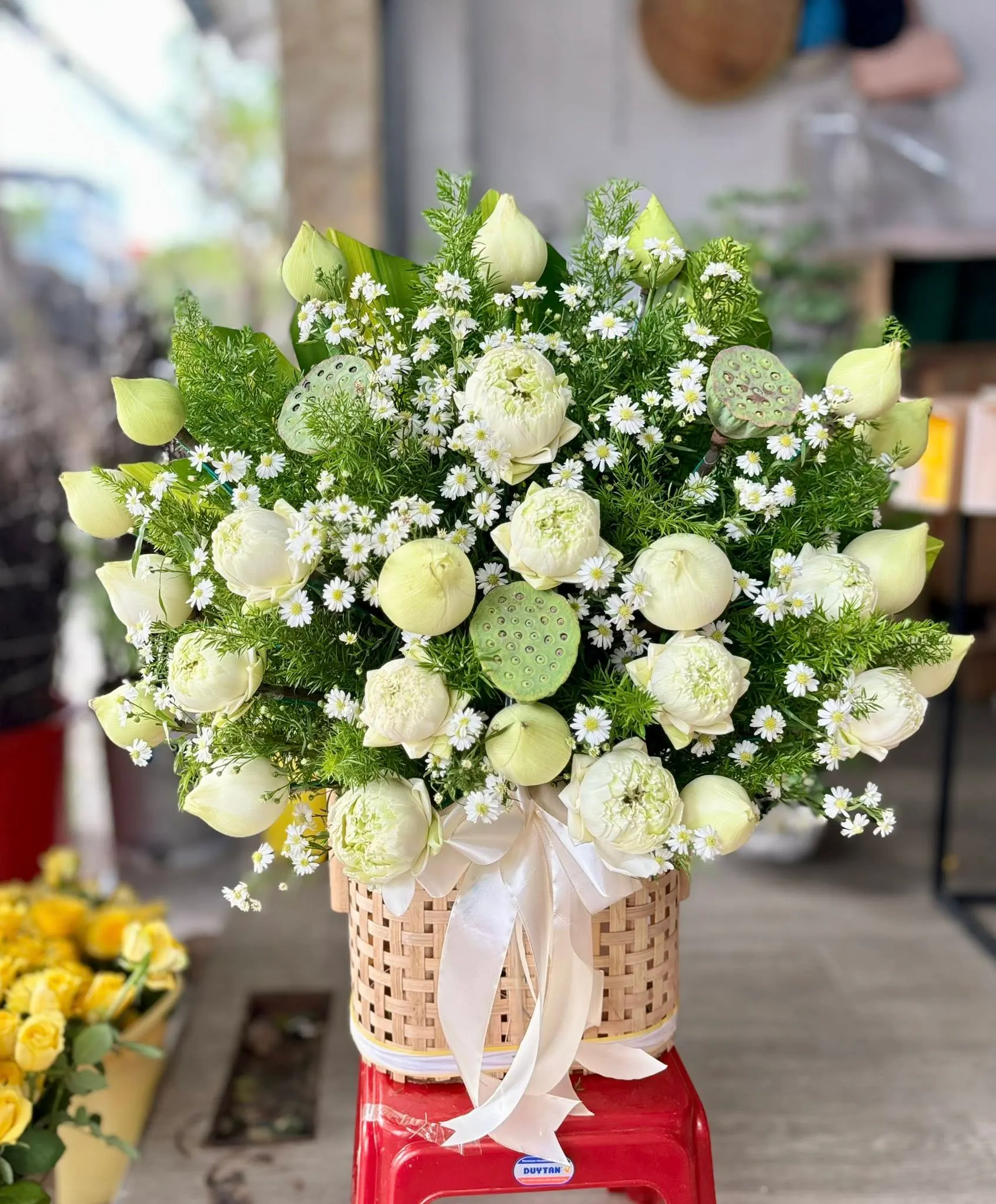 Bó Hoa Hồng Đỏ & Hoa Baby & Hồng - Chúc Mừng