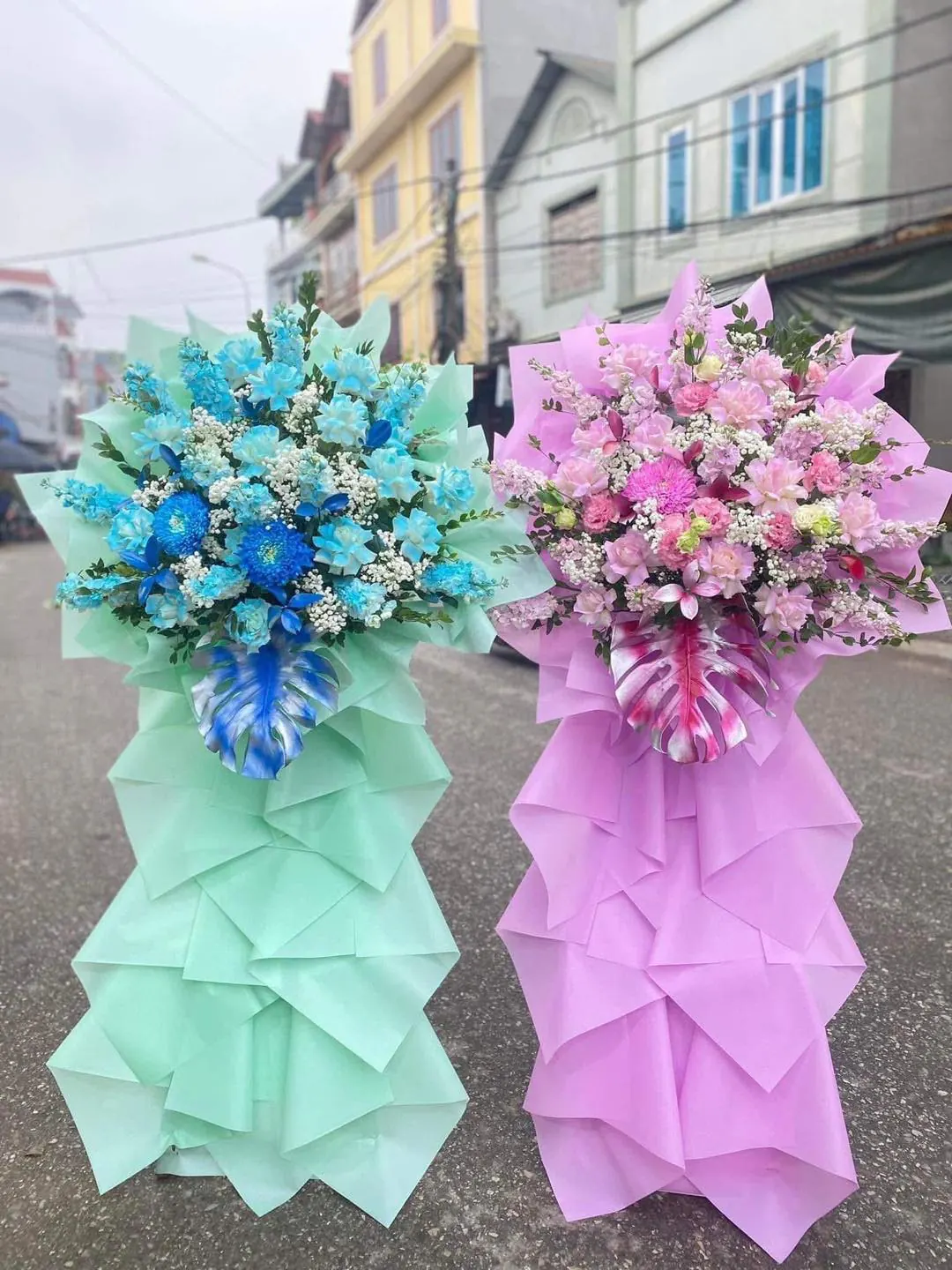 Kệ Hoa Hồng & Cúc - Hoa Tươi