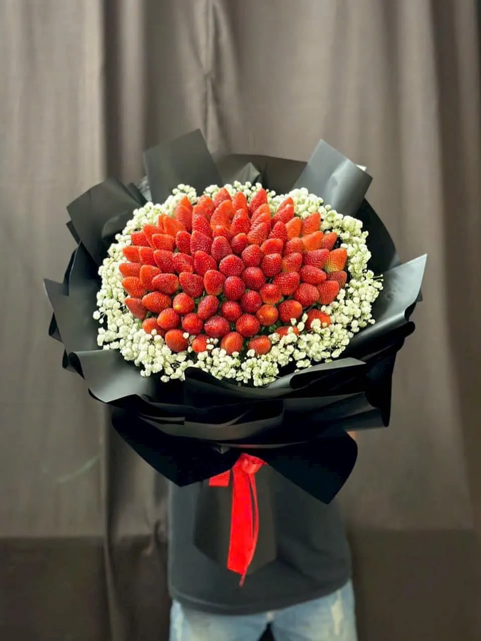 Ảnh 2 của Bó Hoa Hình Trái Tim Hoa Baby - Valentine