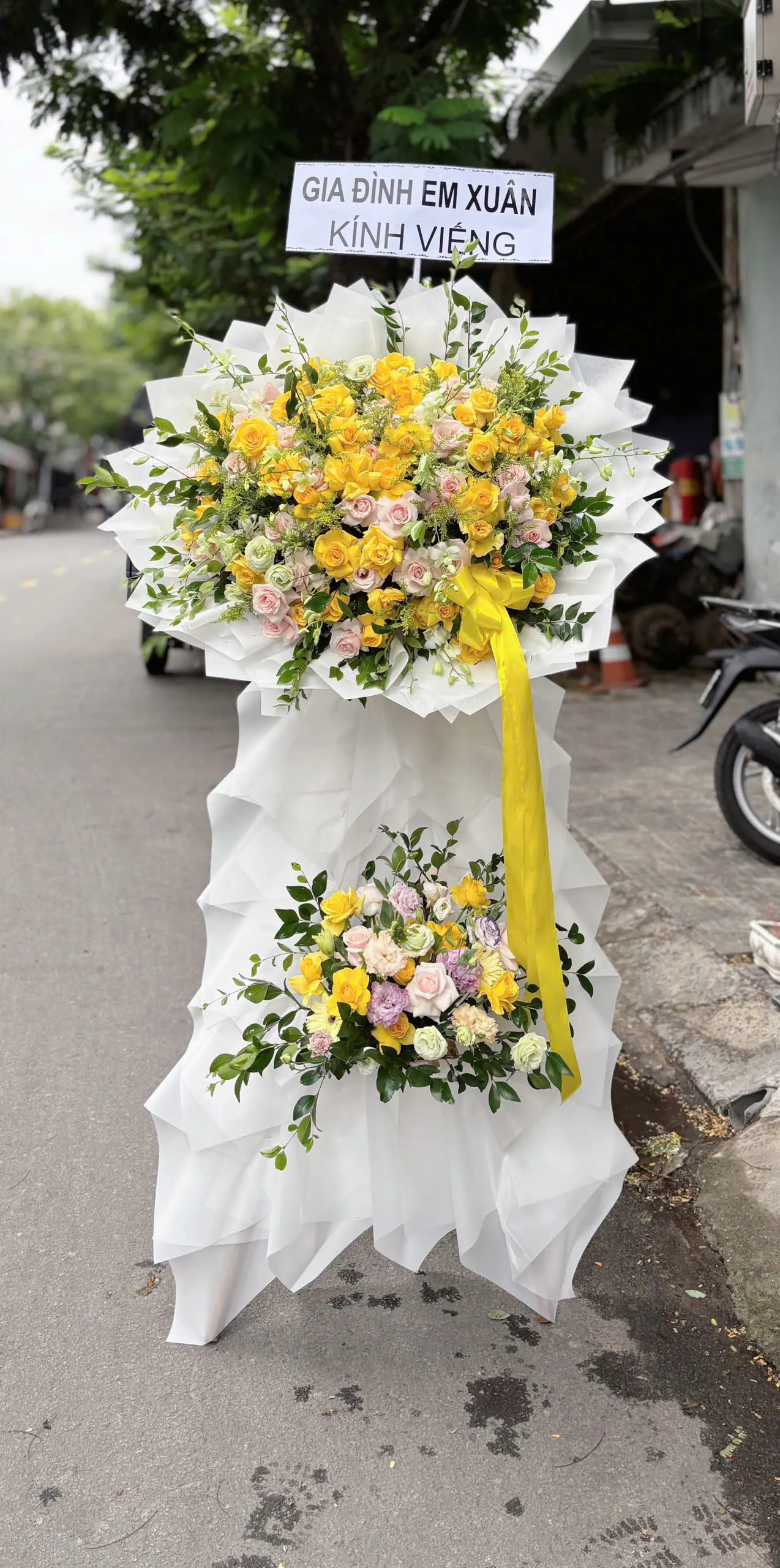 Bó Hoa Hồng Phấn & Hồng - Chia Buồn