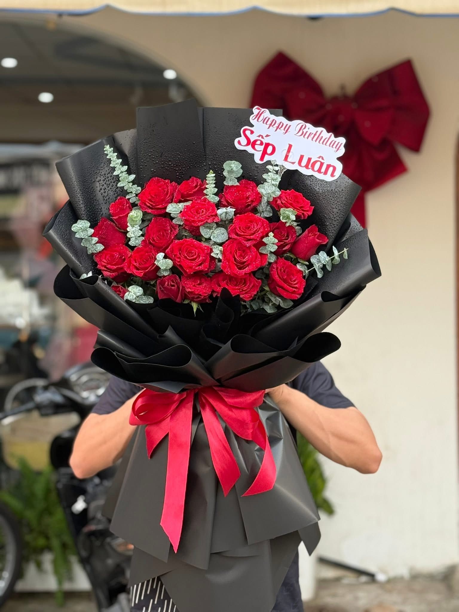 Bó hoa Hồng Đỏ Đại